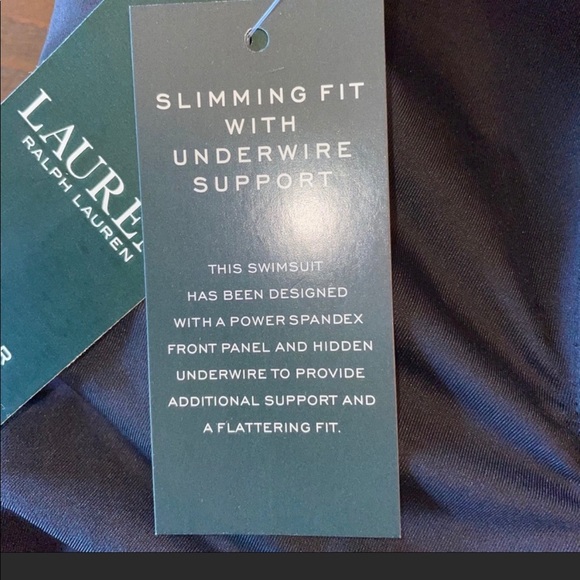 NWT! Ralph Lauren one piece swimsuit with ruffle - Picture 5 of 10